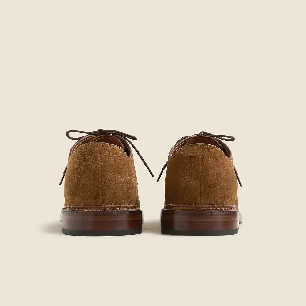 J. Crew Men's Ludlow Derbys Dress Shoes Lace Up in Snuff Suede Size 9